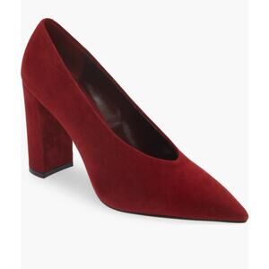 Jeffrey Campbell Potent Pointed Toe Pumps Suede Heels
